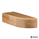 Element ławki końcowy prawy i lewy osika termo